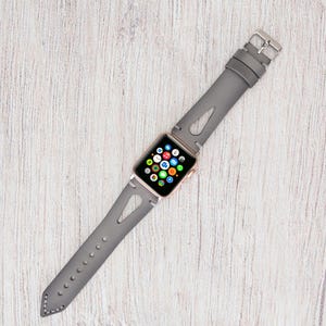 Apple iWatch Leather Band, Leather Apple Watch Strap, iWatch Leather Strap, Leather iWatch Band, Apple Watch Band, Anniversary Gift Bracelet