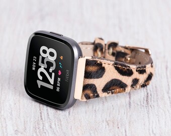 Fitbit Versa 4 Band, Leather Fitbit Sense 2 Strap, Custom Leather Fitbit Versa 3 Bracelet, Fitbit Versa 2 / Versa 1 / Versa Lite Band, Gift