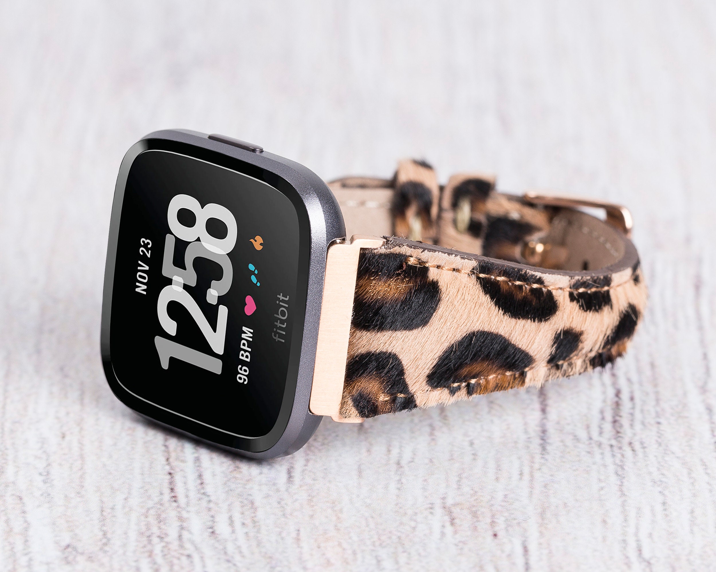 Fitbit Versa 4 Band Leather Fitbit Sense 2 Strap Custom Leather