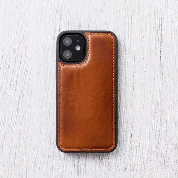 IPhone 12 Mini Back Cover iPhone 12 Mini 5.4 Leather Case iPhone 12 Mini  Case Personalized Handmade Leather Case / BURNISHED BROWN -  Canada
