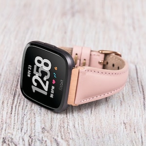 Leather Fitbit Band: Versa 4, Sense 2, Versa 3, Full Grain Strap