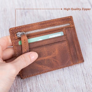 Portefeuille en cuir, Portefeuille homme, Portefeuille femme, Porte-cartes de crédit, Porte-cartes de visite, Portefeuille personnalisé, Porte-monnaie fin en cuir pour cartes, Cadeau