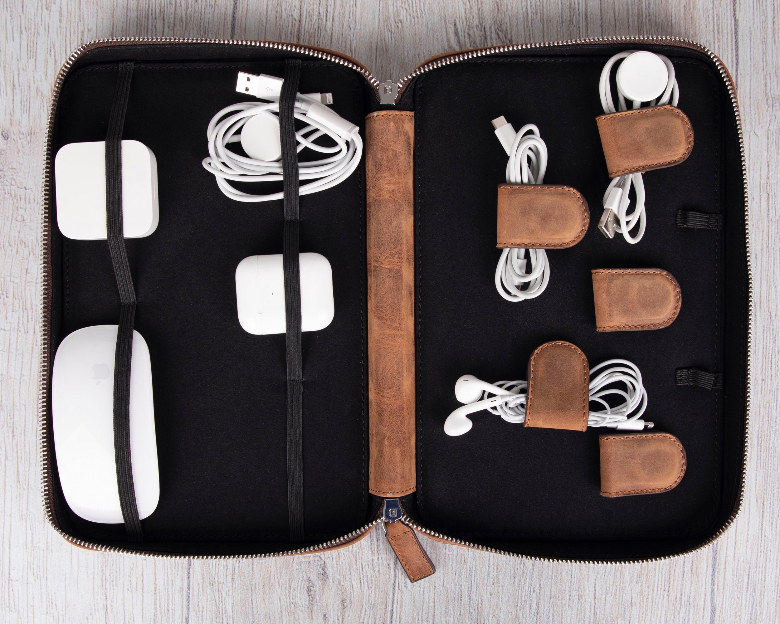 Travel Tech Organizer with Bungee Closure Custom