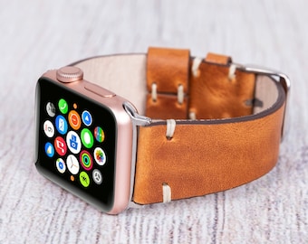 Apple Watch Custom Band, Apple iWatch Armband, Apple Lederband, iWatch 49mm 45mm 41mm 44mm 40mm Lederband, personalisiertes Geschenk