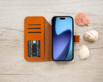 iPhone 18 Pro Case, RFID Wallet, 2-in-1 Leather Detachable Folio