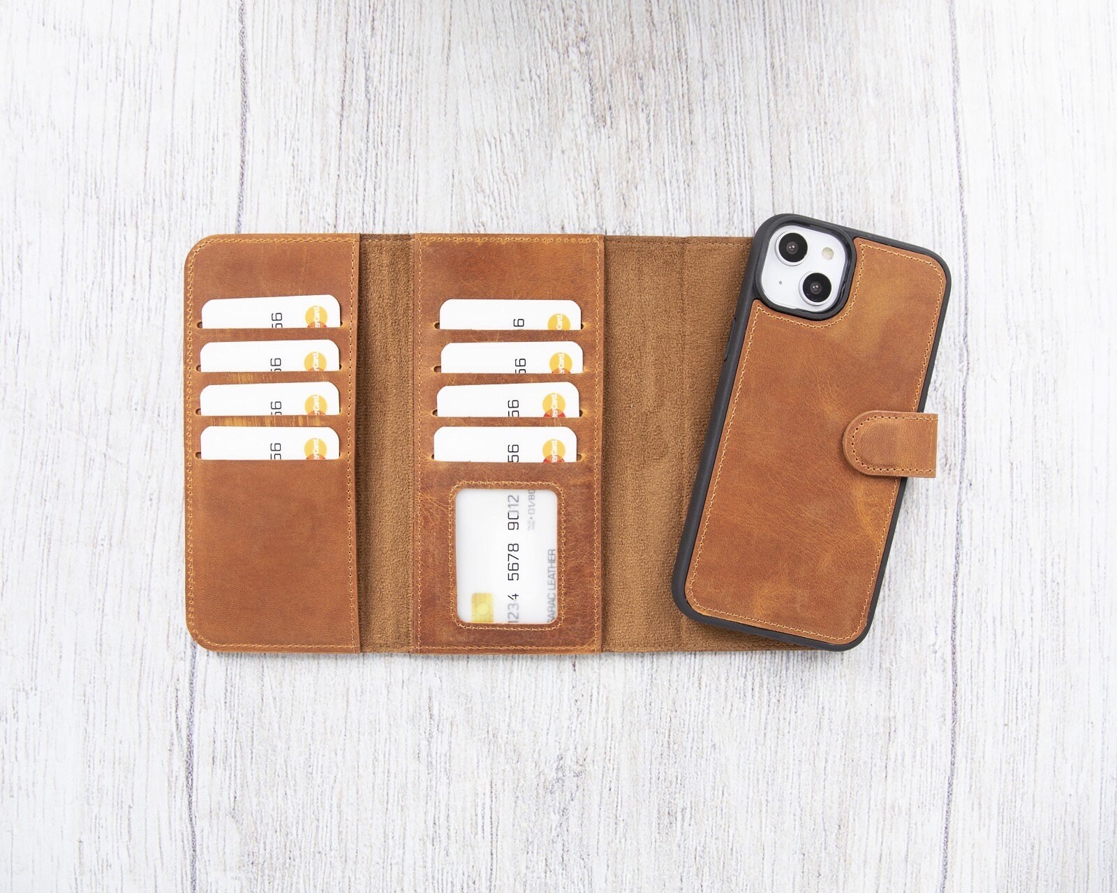 LUVLY- Designer Brand Inspired iPhone Case With Card Holder