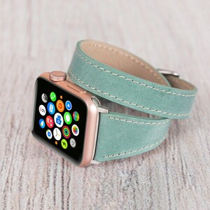 Double Wrap iWatch Band, Apple iWatch Strap, iWatch Leather Band, Leather iWatch Band, Apple Watch Arm Band, Apple Watch Bracelet, Gift Band