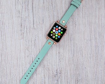 Leather Apple Watch Band: Personalized iWatch Strap