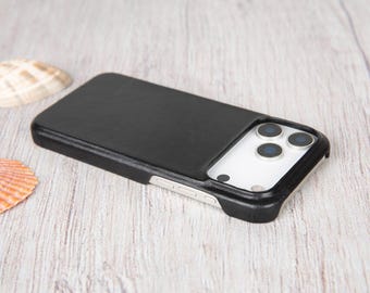 iPhone 18 Pro Max / Pro Personalized Leather Case, MagSafe Wireless Charge Cover