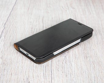 Personalized iPhone 18 Pro / Pro Max Wallet, Leather Folio, Card Holder, Stand Function