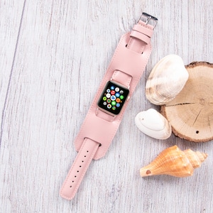 Cuff iWatch Band, Apple Watch Band, Apple Watch Strap, Apple iWatch Band, iWatch Leather Band, Leather iWatch Band, Customized Gift Bracelet