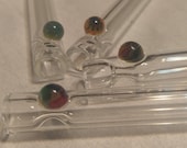 10 Color Options USA Handmade High Quality Thick Pyrex Glass Cigarette Holder w Anti-Roll Dot by Pyromancer Flameworks