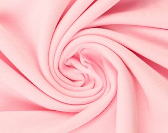 Swafing Vanessa jersey fabric plain pink