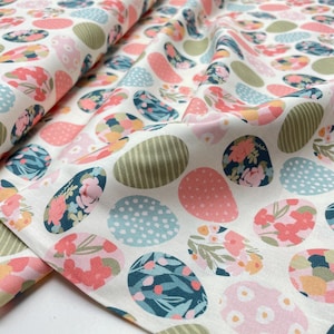Tissu en coton Swafing Spring œufs colorés