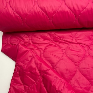 Quilted jacket, raspberry red, waterproof
