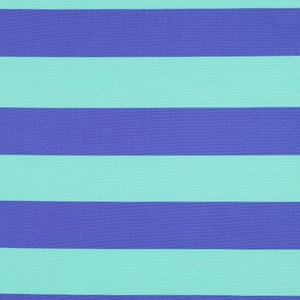 Canvas Cotton Fabric Stripes Blue