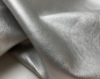 Artificial leather with viscose silver