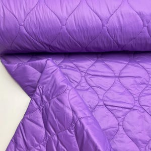 Jassen gewatteerde stof quilter paars waterdicht