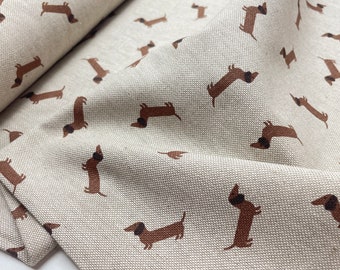 Canvas fabric Swafing Balingen dogs dachshund