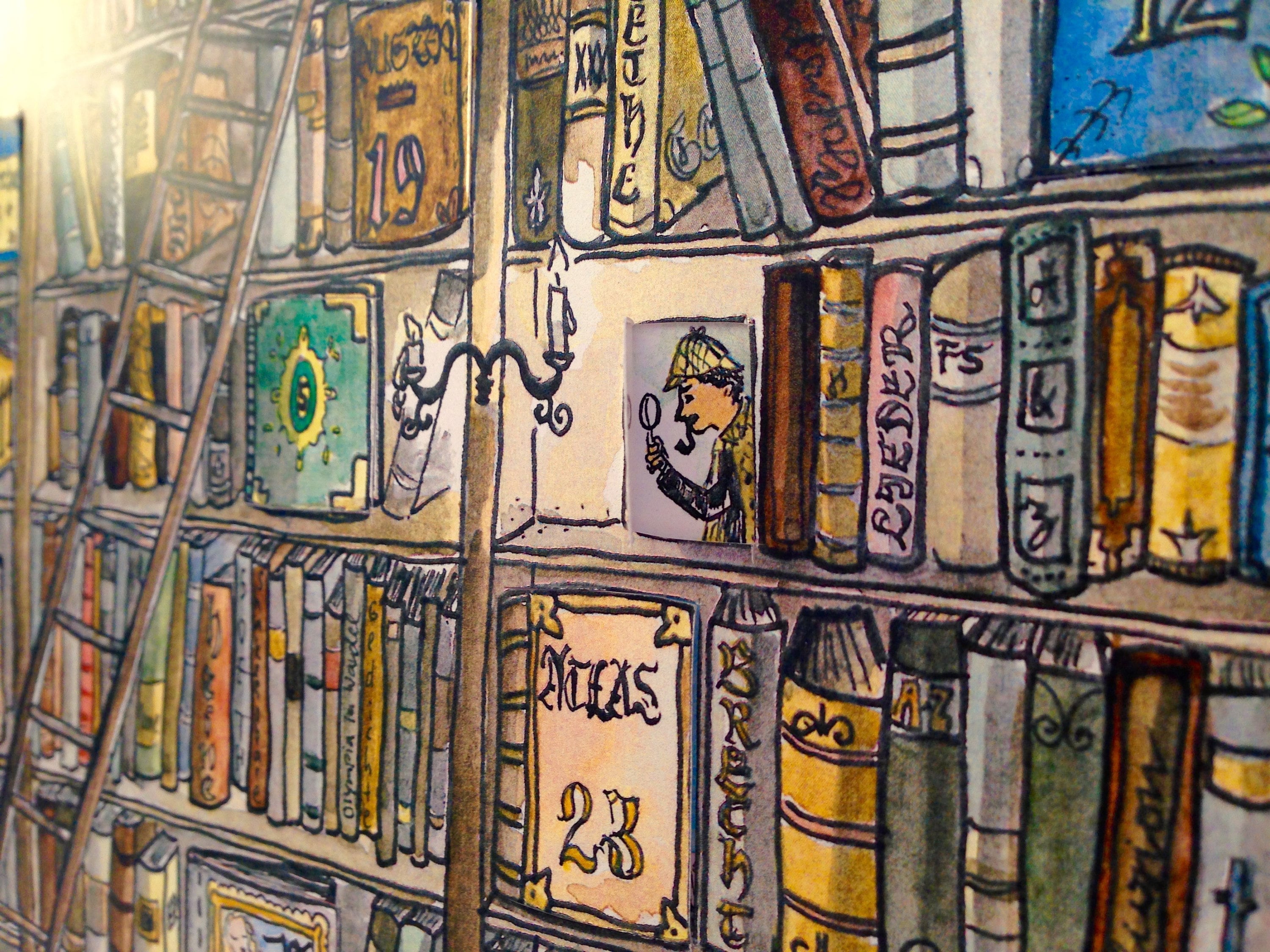 Advent Calendar Library Etsy