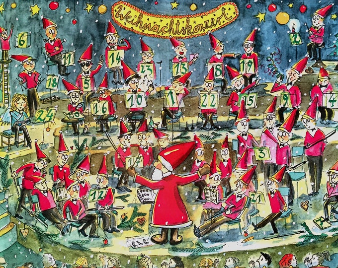 Advent Calendar Opera Etsy