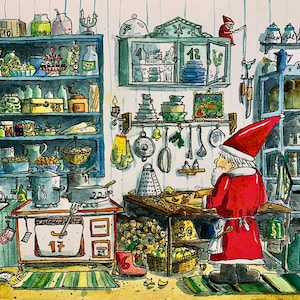 Advent calendar Christmas kitchen