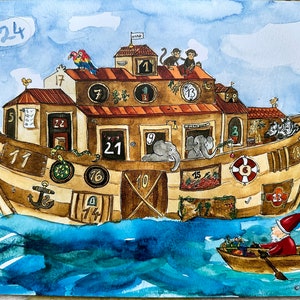 Calendario dell'Avvento dell'Arca di Noè