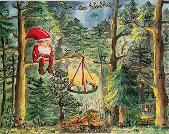 Advent calendar Animals of the Forest