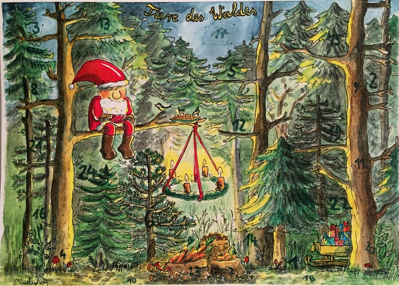 Advent calendar Animals of the Forest image 1