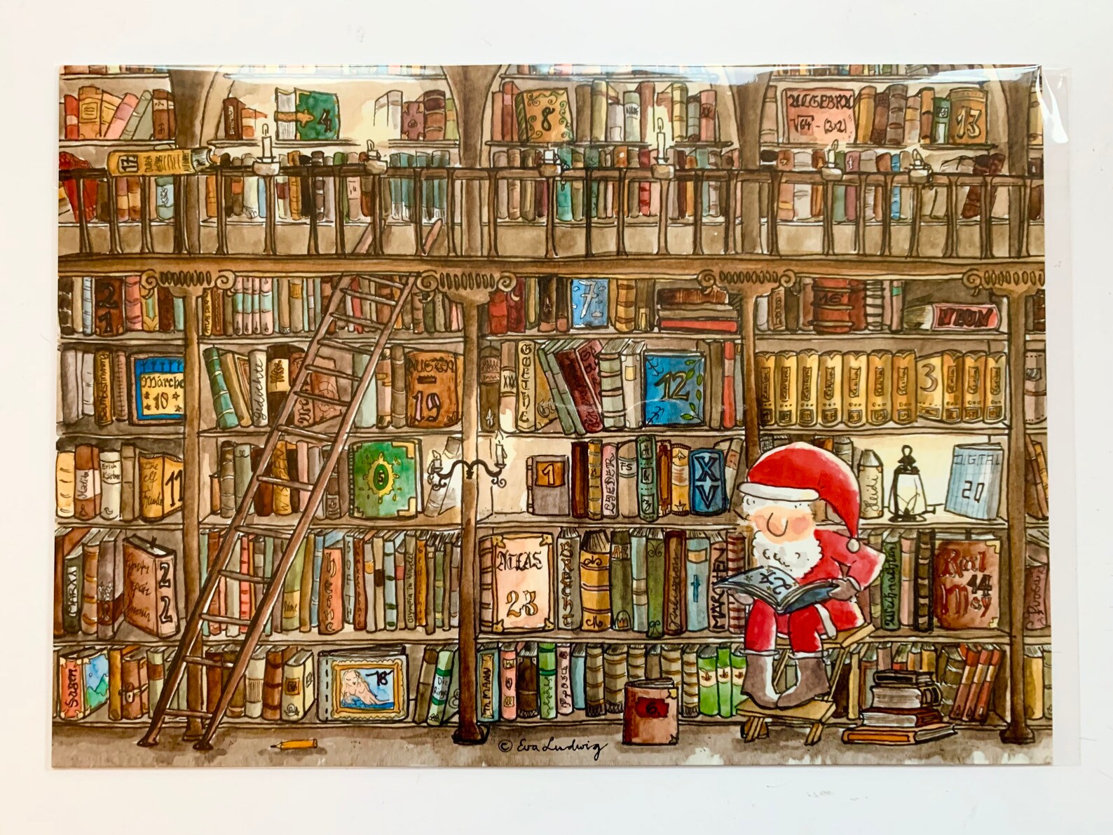 Advent Calendar Library Etsy