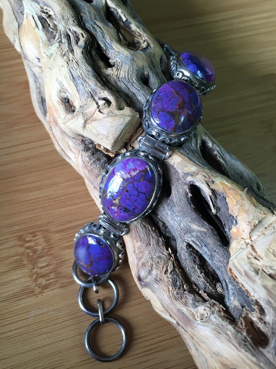 Purple turquoise hotsell bracelet