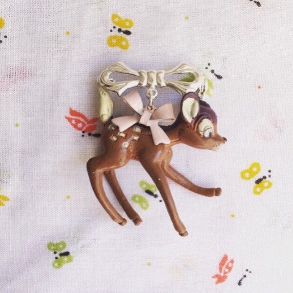 Broche Bambi vintage