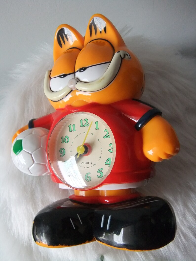 Vintage Garfield Alarm Clock Radio Etsy