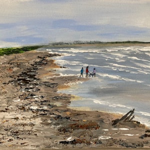 Brancaster Beach Norfolk Print on Canvas