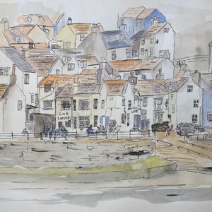 Staithes Fine Art Print