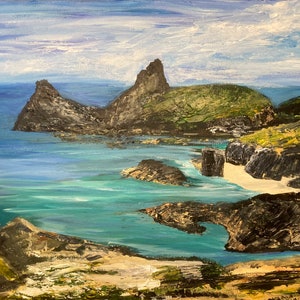Impresión de Kynance Cove sobre lienzo