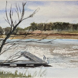Thornton Reservoir- Original Watercolour