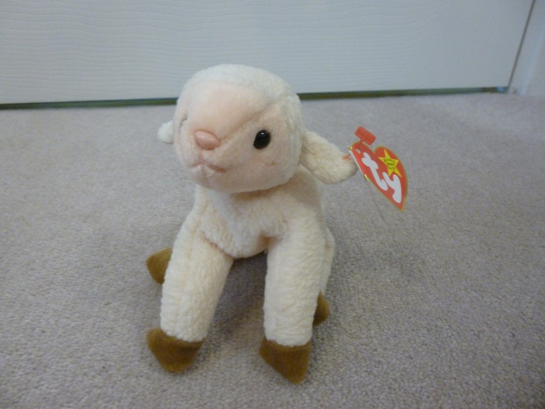 Vintage RETIRED TY Beanie Baby Ewey the Sheep 1998 - Etsy