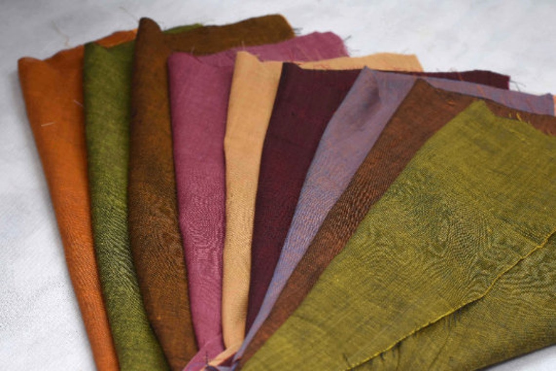 Solid Cotton Khadi fabric swatches Assorted collections Etsy