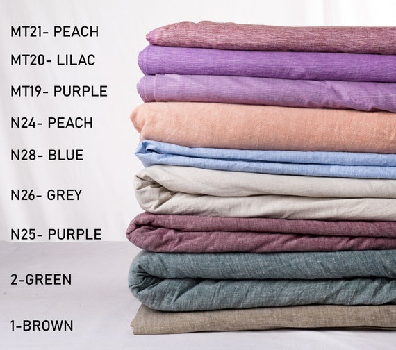 Khadi Chambray (Pure Handspun Cotton) Yarn Dyed Fabric | GSM 105-158 | Price / Meter (1.09 Yard)