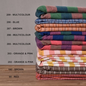 Pure Cotton Yarn Dyed Fabric | Design-Stripes | GSM- 65-97 | Price / Meter (1.09 Yard)