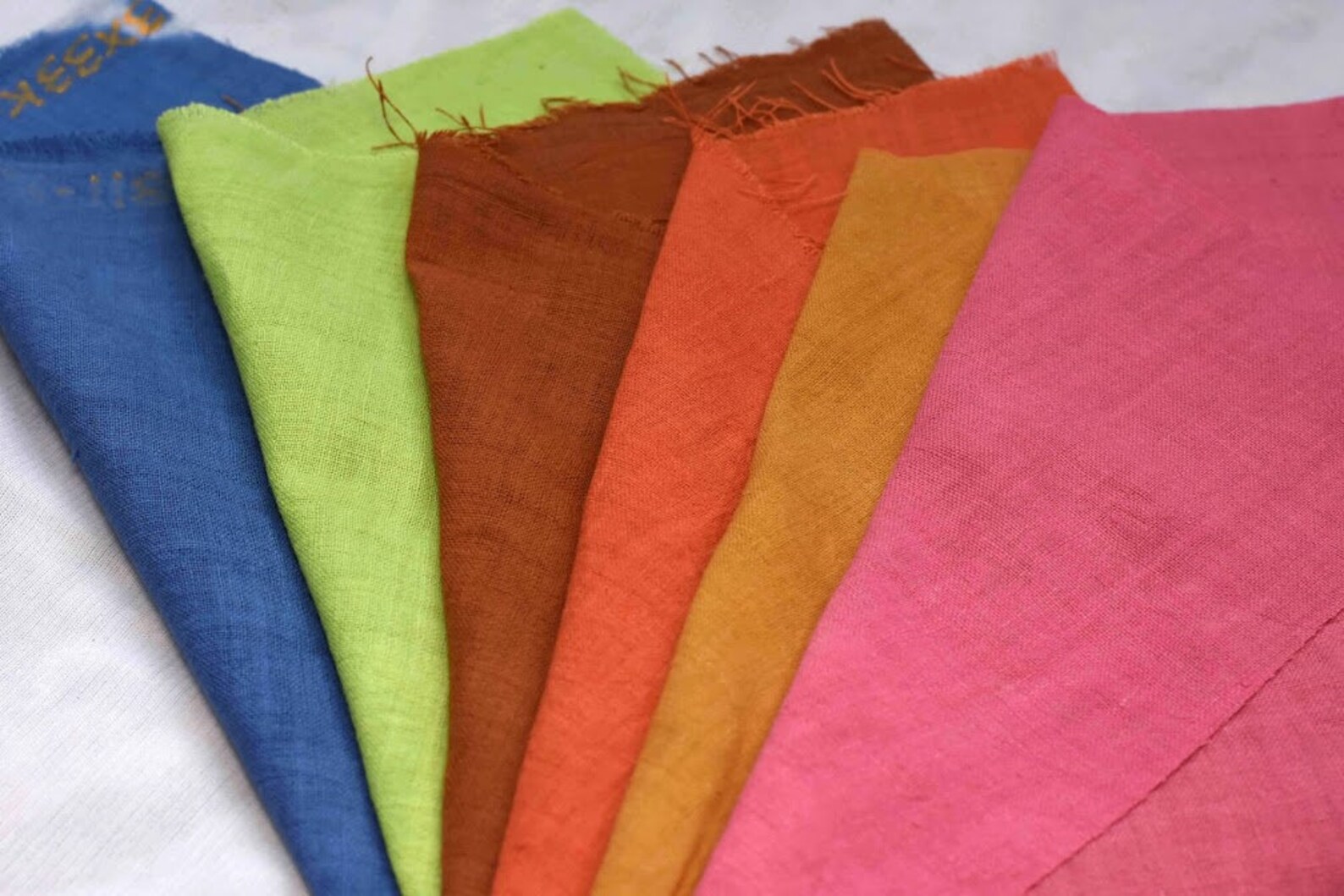 Solid Cotton Khadi fabric swatches Assorted collections Etsy