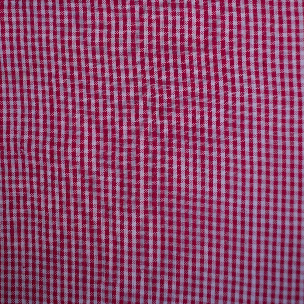 Cotton Check Fabric Etsy