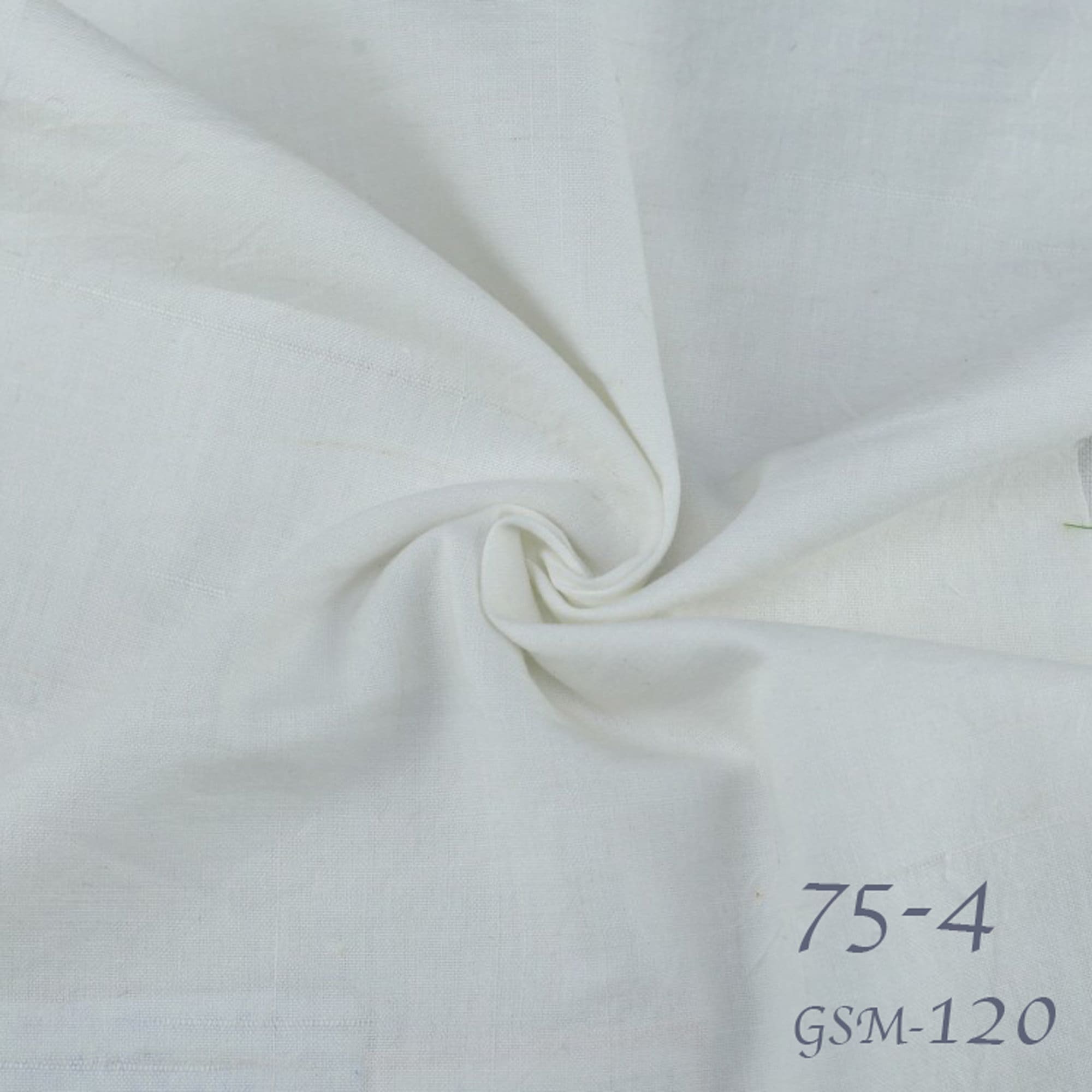 Pure Cotton Khadi White Fabric Ready for dying Price / Etsy