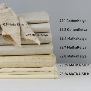 Handspun Ketya Tussar Silk Blend Fabric: Natural Handwoven Material