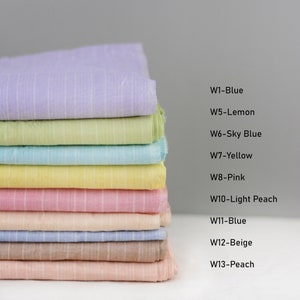 Cotton Stripe Fabric | Price / Meter (1.09 Yard)