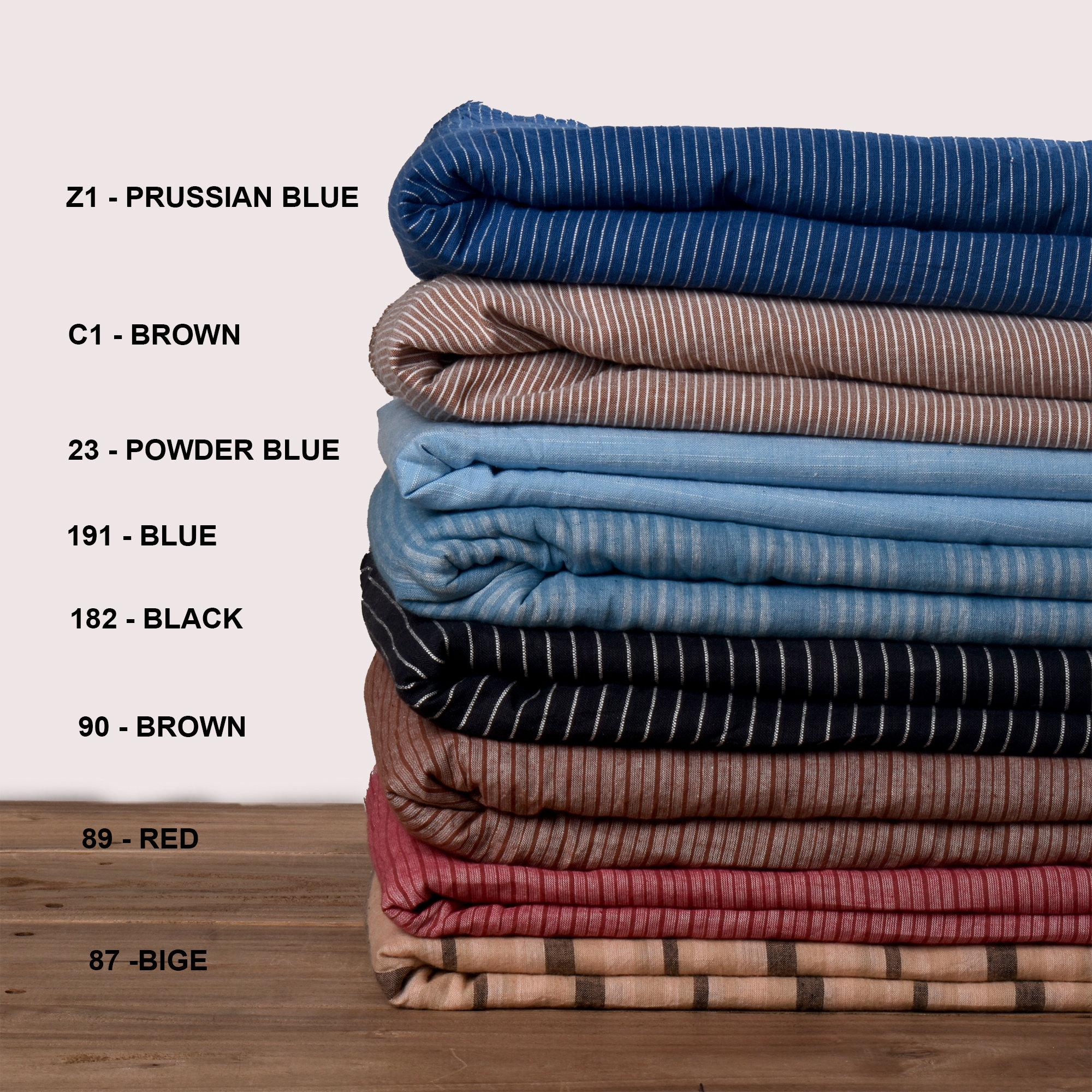 Tussar Silk Fabric in Natural Color Price / Meter 1.09 