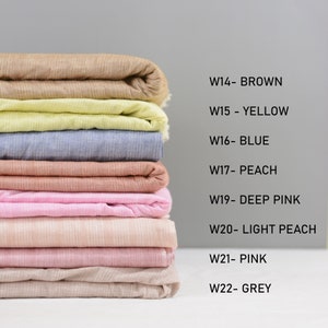 Cotton Stripe Fabric | GSM-80 | Price / Meter (1.09 Yard)