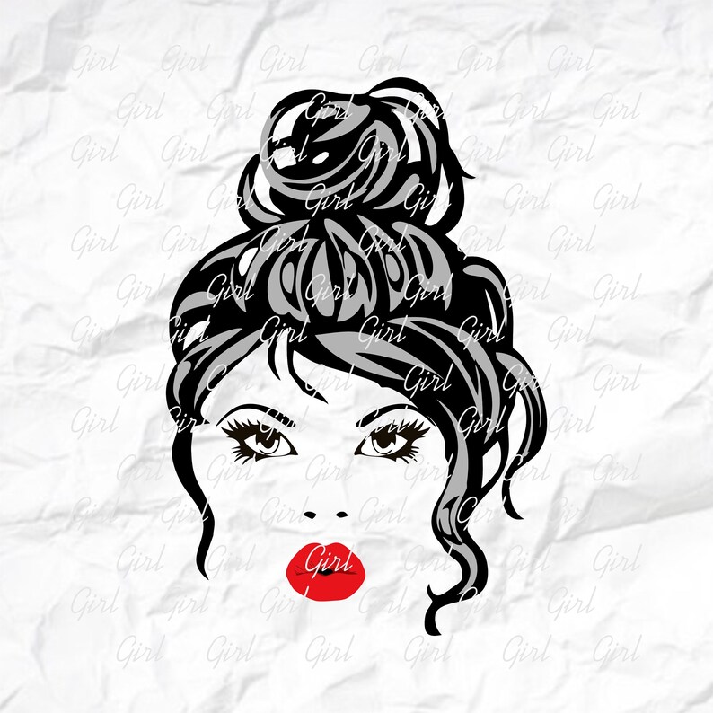 Download Clip Art Art Collectibles Hair Svg Mom Life Skull Svg Girl Svg Sublimation Png For Silhouette For Cricut Bun Hair Svg Woman Svg Mom Life Svg Lady Svg