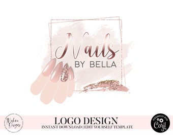 Nail Technician Logo Etsy